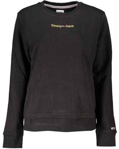 Tommy Hilfiger Elegant Long Sleeve Sweatshirt - Black