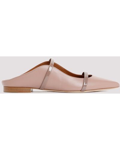 Malone Souliers Nude Leather Maureen Flats - Brown