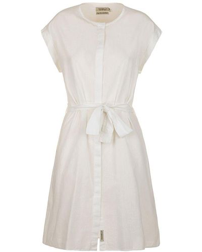 Fred Mello White Cotton Dress