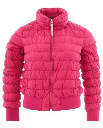 Woolrich Fuchsia Polyamide Jackets & Coat - Pink