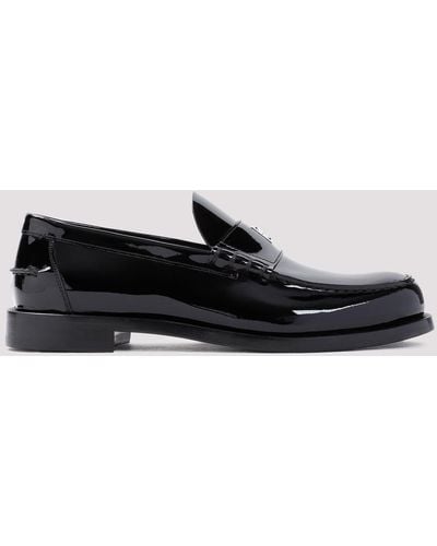 Givenchy Black Calf Leather Loafers