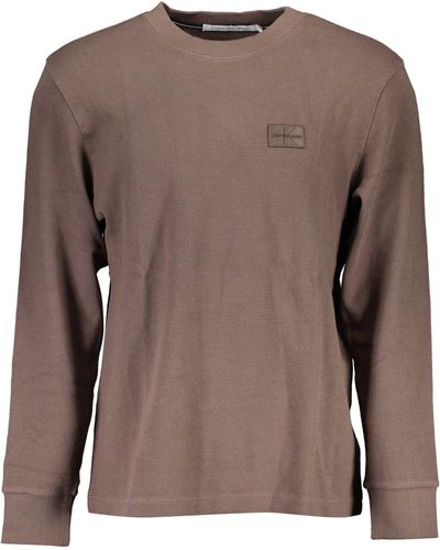 Calvin Klein Cotton Shirt - Brown