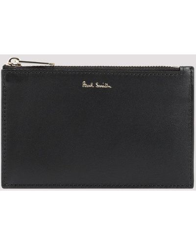 Paul Smith Black Zip Calf Leather Wallet