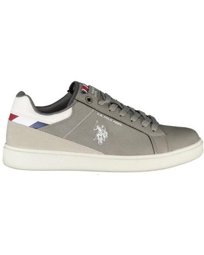 U.S. POLO ASSN. Grey Polyester Trainer