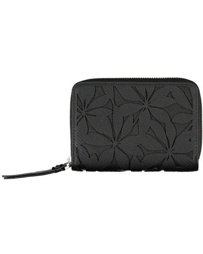 Desigual Chic Wallet With Elegant Detailing - Black