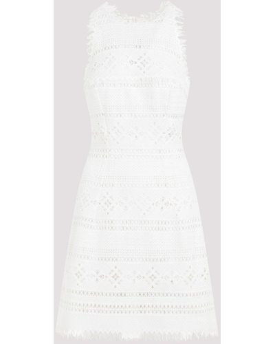 Ermanno Scervino White Polyester Dress