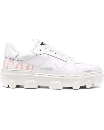 DSquared² Icon Leather Low - White