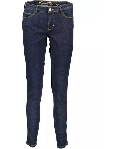 Guess Blue Cotton Jeans & Pant