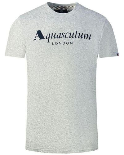 Aquascutum Cotton T-shirt - Gray