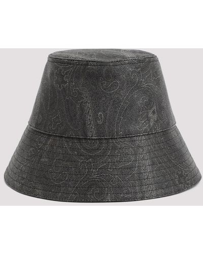 Etro Black Cotton Hat