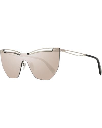 Just Cavalli Jc841s Mirrored Mono Lens Sunglasses - White