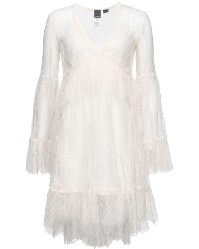 Pinko Polyamide Dress - White