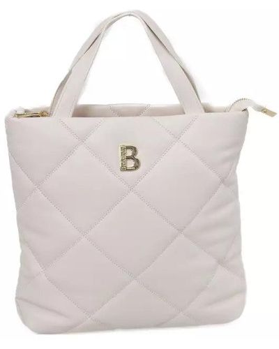 Baldinini Polyethylene Shoulder Bag - Natural