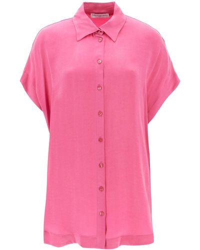 MVP WARDROBE 'santa Cruz' Short Sleeved Shirt - Pink