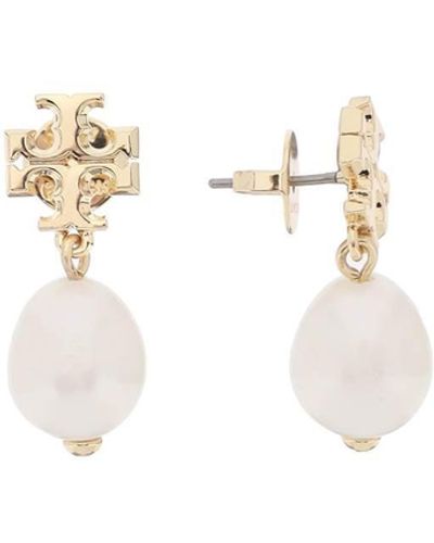 Tory Burch Kira Earring With Pearl - Multicolor