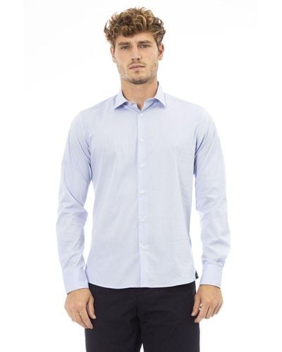 Baldinini Cotton Shirt - Blue