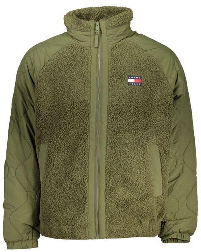 Tommy Hilfiger Chic Contrast Zip Sports Jacket - Green