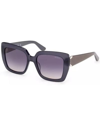 Guess Chic Smoked Lens Square Sunglasses - Grey