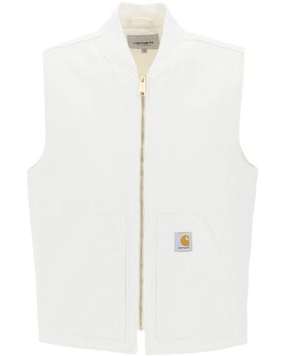 Carhartt Organic Cotton Classic Vest - White