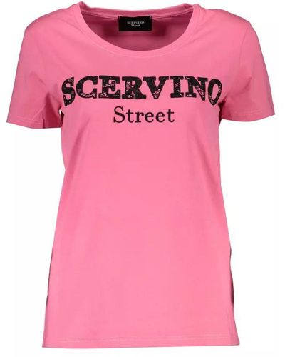 Ermanno Scervino Pink Cotton Tops & T