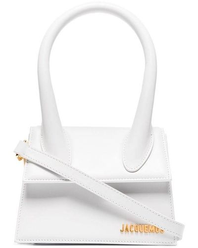 Jacquemus White Leather Crossbody Bag