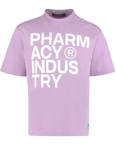 Pharmacy Industry Purple Cotton Tops & T