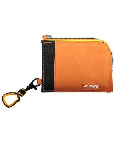 K-Way Polyamide Wallet - Orange