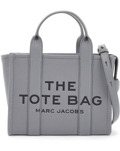 Marc Jacobs The Leather Small Tote Bag - Gray