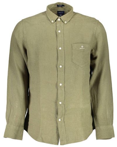 GANT Green Linen Shirt