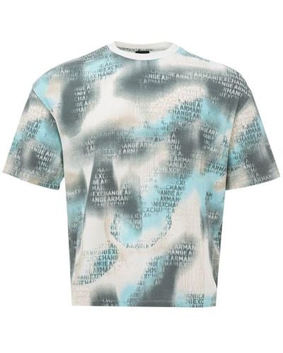 Armani Exchange Cotton T-Shirt - Blue