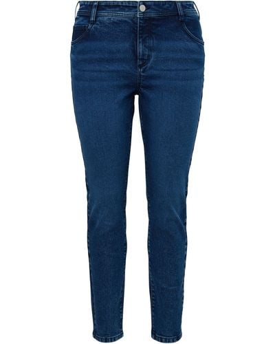 TRIANGL Skinny Jeans in 5-Pocket-Form - Blau