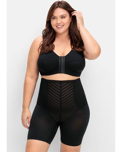Sheego Shaping-Formpants mit extrahoher Taille - Schwarz