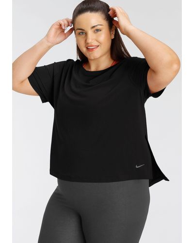 Nike Yogashirt "Yoga Dri-FIT Womens Top (Plus Size)" - Schwarz