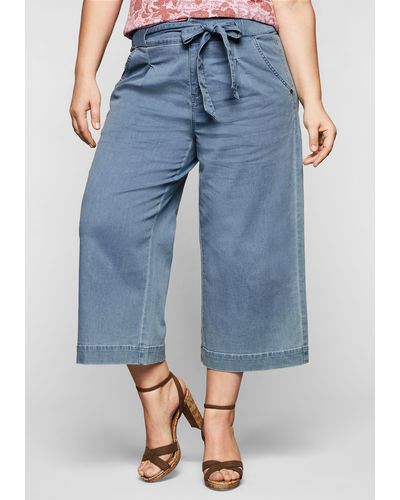 Sheego Gerade Jeans mit elastischem High-Waist-Bund | Lyst DE