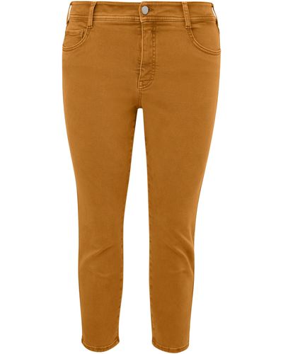 TRIANGL Slim Jeans in Ankle-Länge - Orange