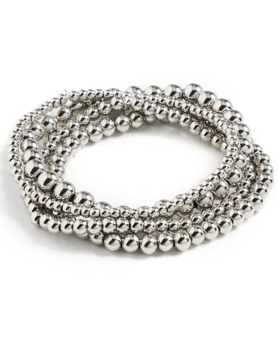 Shashi Noor Bracelet Set Of 4 - Metallic
