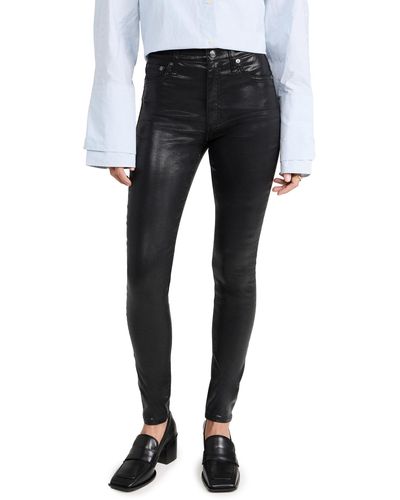 Rag & Bone Nina High Rise Skinny Jeans - Black