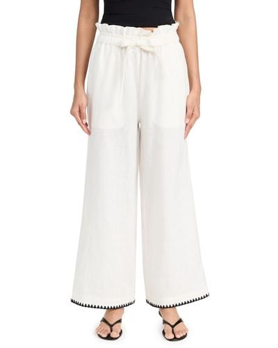 Figue Toaina Pant Chak - White