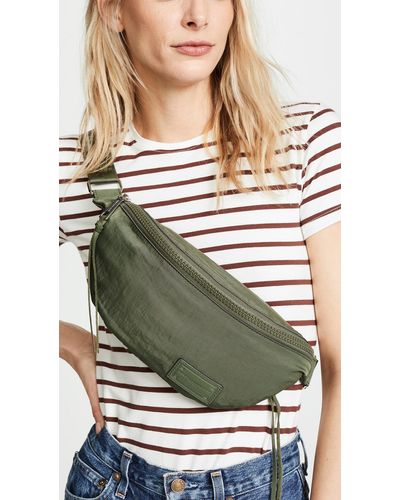 Rebecca Minkoff Embossed Leather Waist Bag - Neutrals Waist Bags