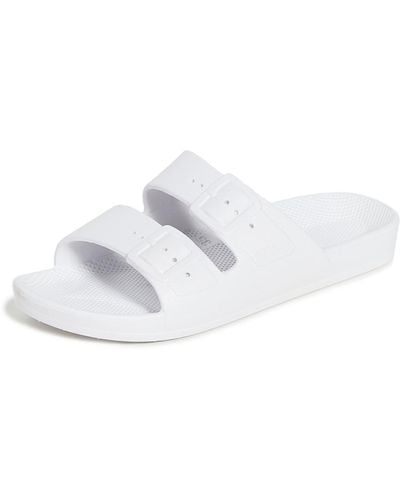 FREEDOM MOSES Two Band Slide - White