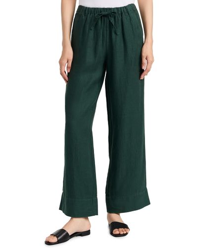 Alex Mill Riley Pant In Linen - Green