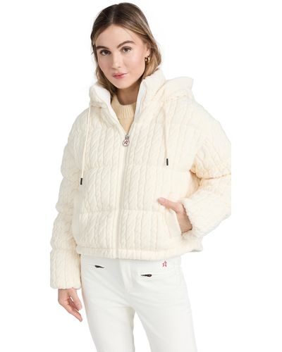 Perfect Moment Kate Knitted Down Jacket - White