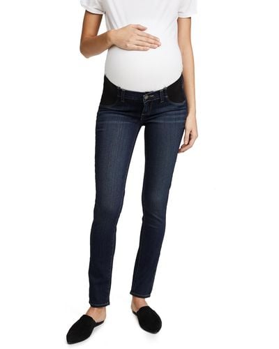PAIGE Transcend Verdugo Ultra Skinny Maternity Jeans - Blue
