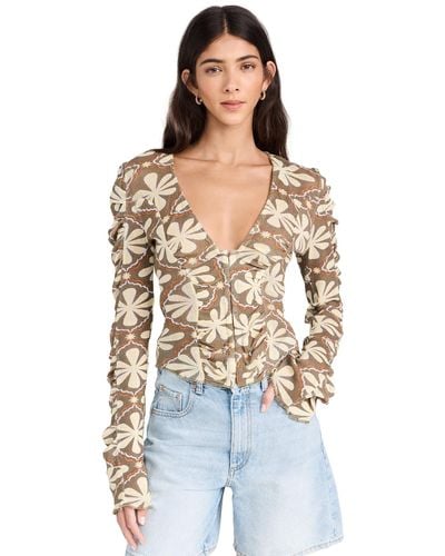 Free People Through The Meadow Top Dried Bail Combo - Multicolour