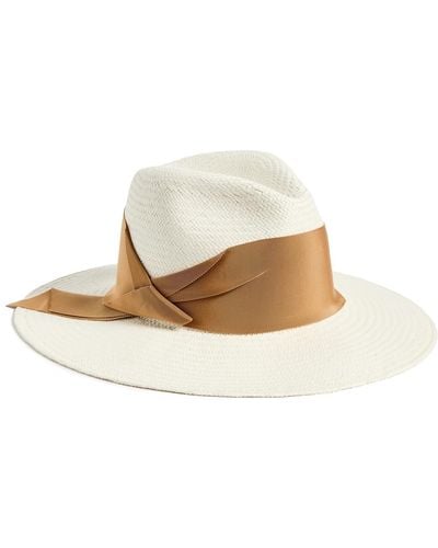 Freya Gardenia Straw Hat Natura/tan - White