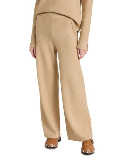 English Factory Engih Factory Knit Wide Pant Came - Natural