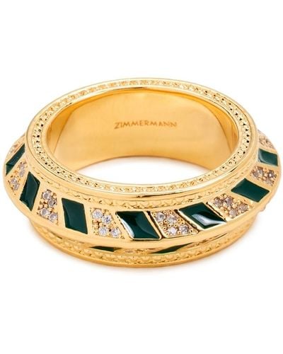 Zimmermann Zimmemorabilia Band Ring - Multicolor