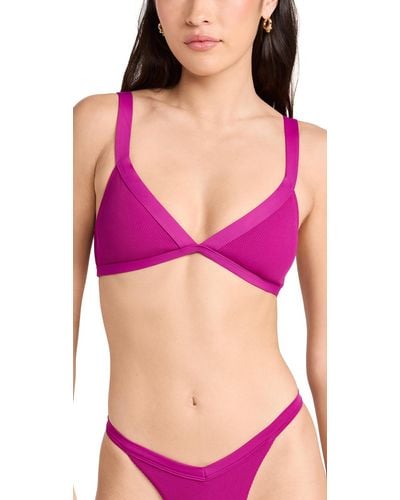 L*Space Pace Farrah Bikini Top - Purple
