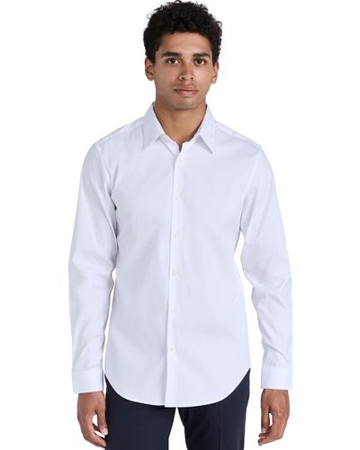 Theory Sylvain Good Cotton Shirt X - White