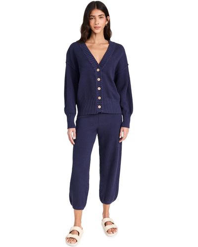 Free People Free Peope Haiee Cardi Et - Blue